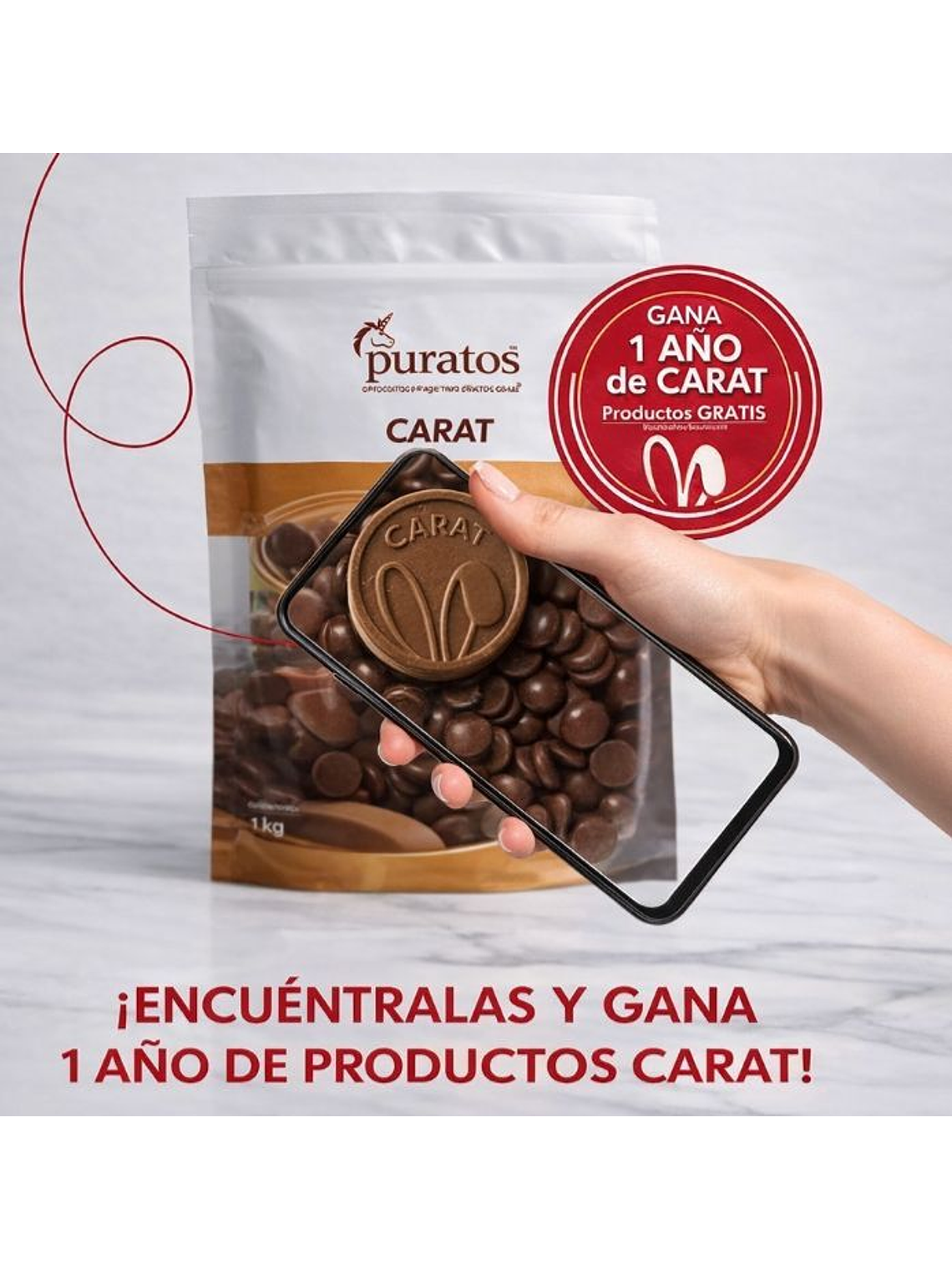 PROMO PASCUA Cobertura De Chocolate Puratos Carat Coverlux Moldeo Leche 1