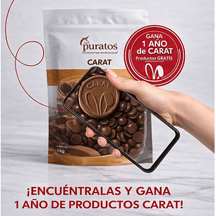 PROMO PASCUA Cobertura Chocolate Puratos Carat Coverlux Moldeo Leche