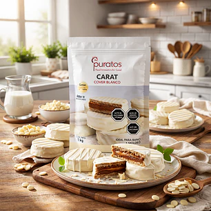 Cobertura Chocolate Puratos Carat Cover Blanco