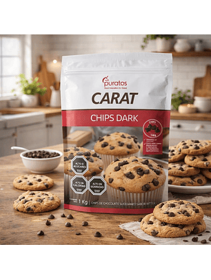 Cobertura Chocolate Puratos Carat Chips Dark Amargo 