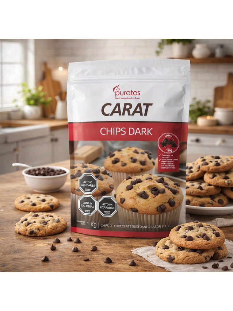 Chips Chocolate Carat 4m 1 Kg 1