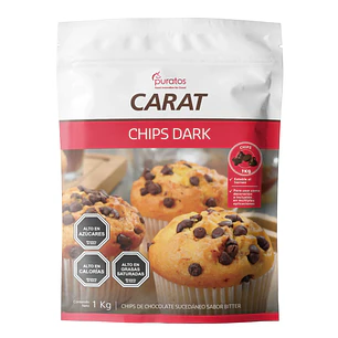 Chocolate Puratos Carat Chips Dark Amargo