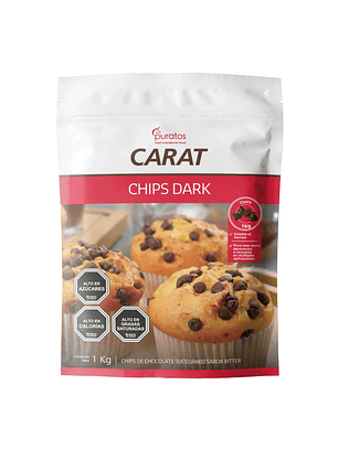 Cobertura Chocolate Puratos Carat Chips Dark Amargo 
