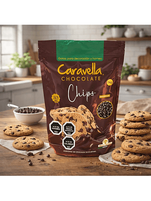 Chocolate Chips Caravella Semiamargo 