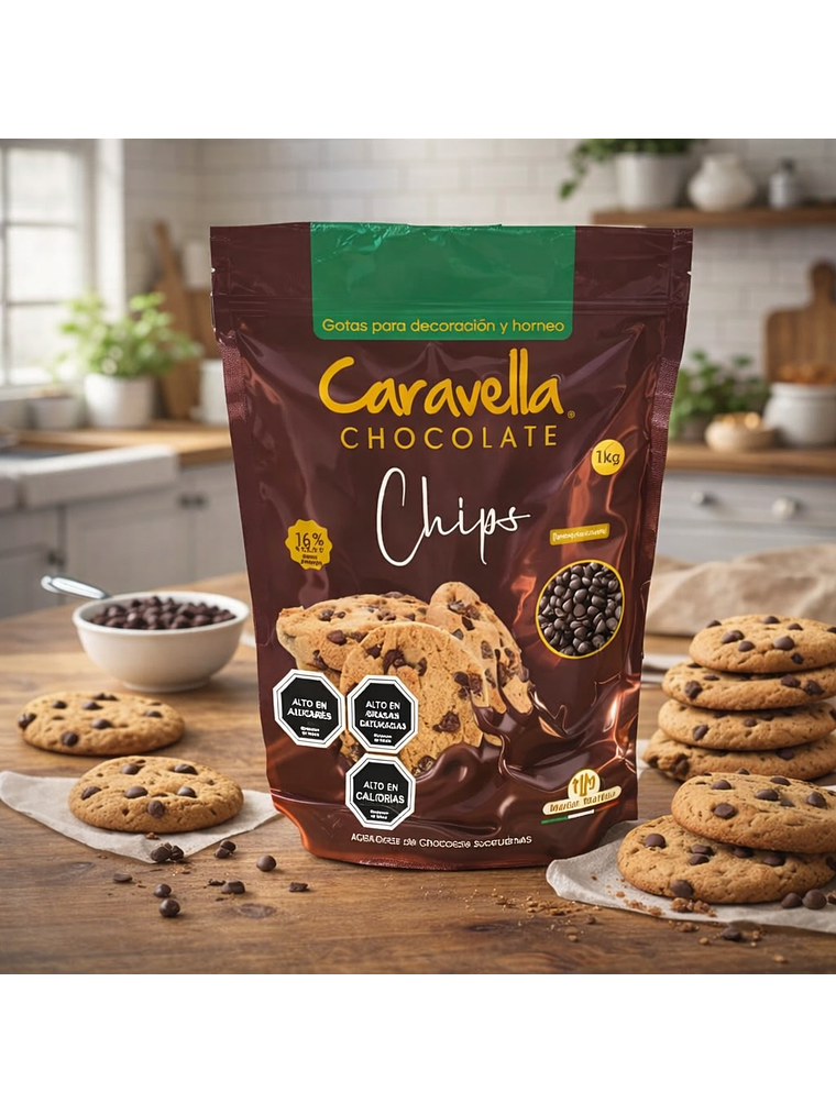 Chocolate Chips Caravella Semiamargo  2