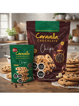 Chocolate Chips Caravella Semiamargo 