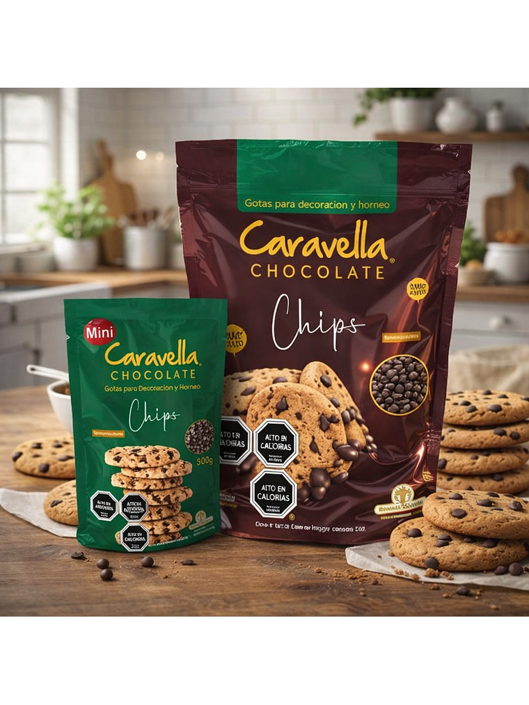 Chocolate Chips Caravella Semiamargo  1