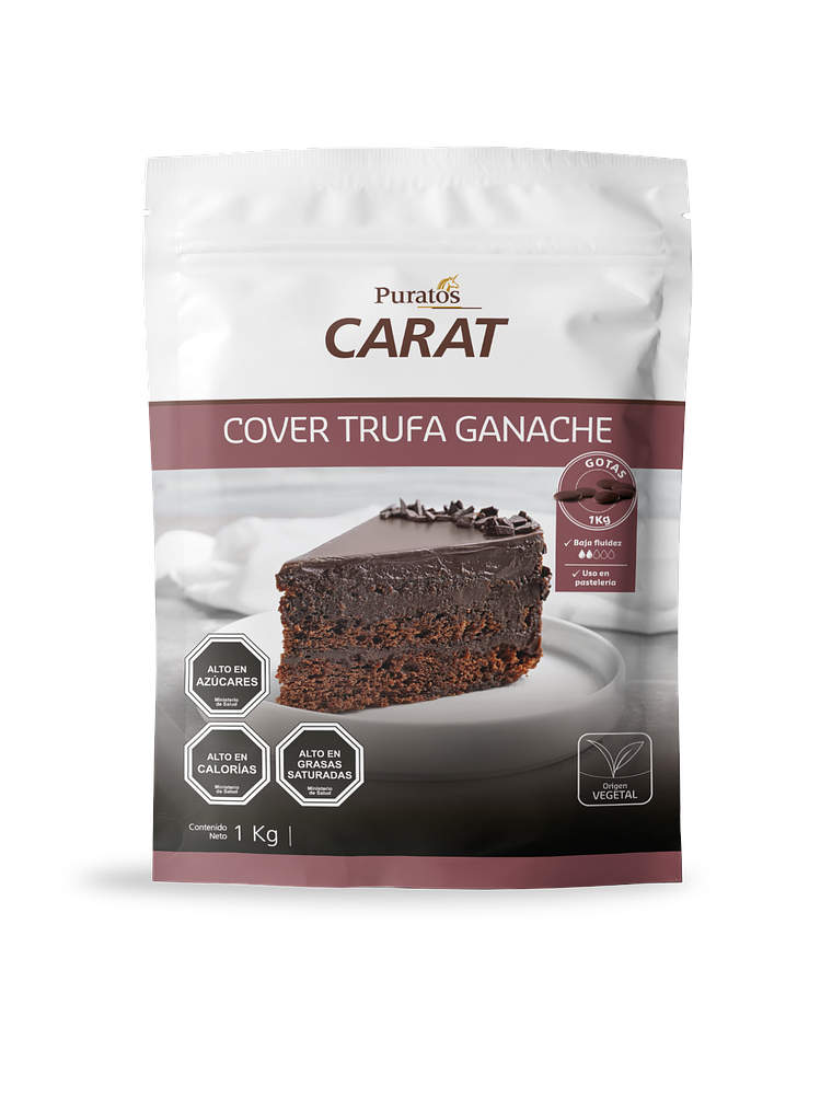 Cobertura Chocolate Puratos Carat Cover Trufa Ganache Amargo 2
