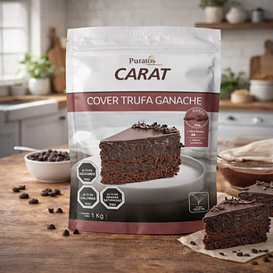 Cobertura Chocolate Puratos Carat Cover Trufa Ganache Amargo