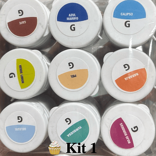 Kits Colorantes y Pigmentos Guttche