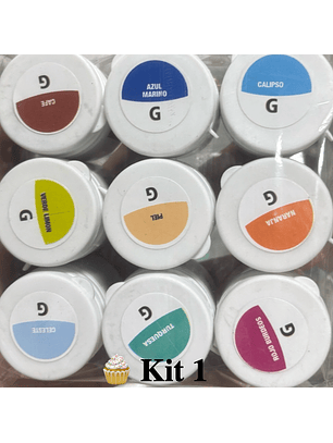 Kits Colorantes y Pigmentos Guttche