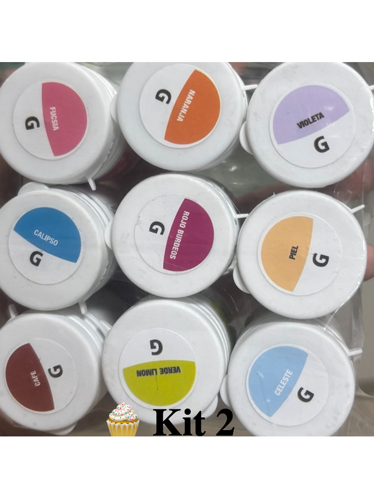 Kits Colorantes y Pigmentos Guttche 2
