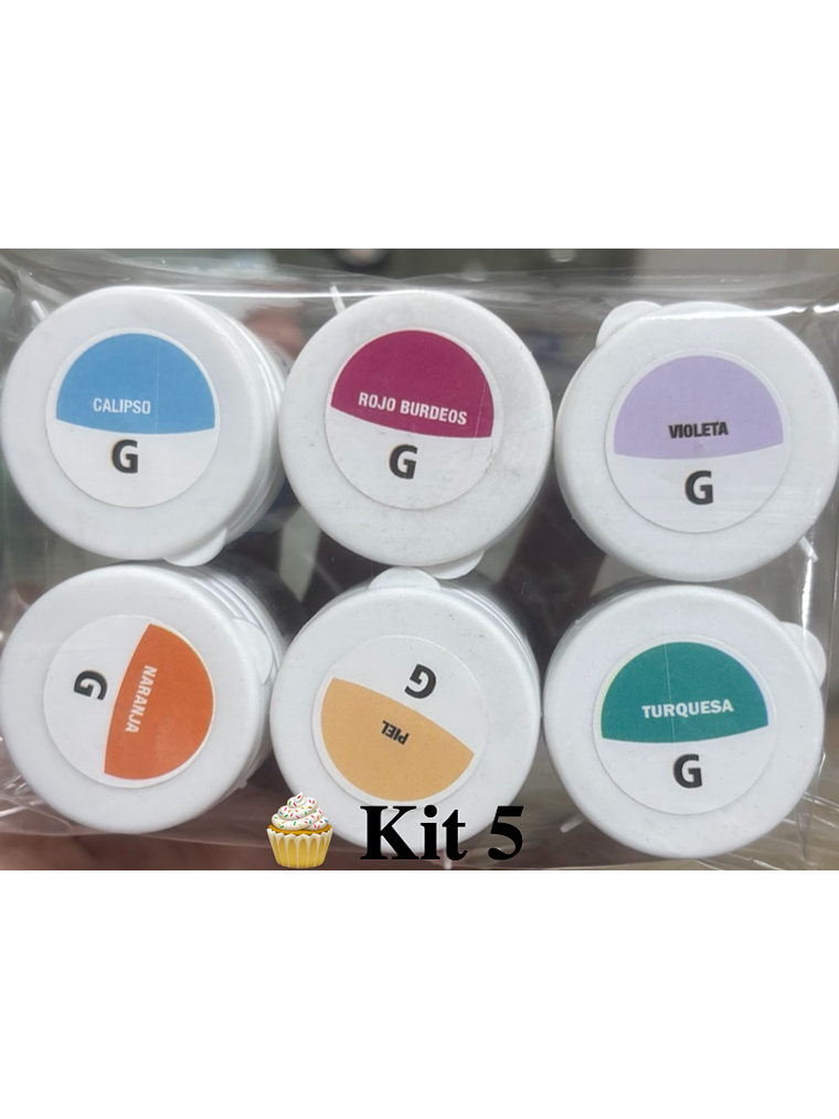 Kits Colorantes y Pigmentos Guttche 5
