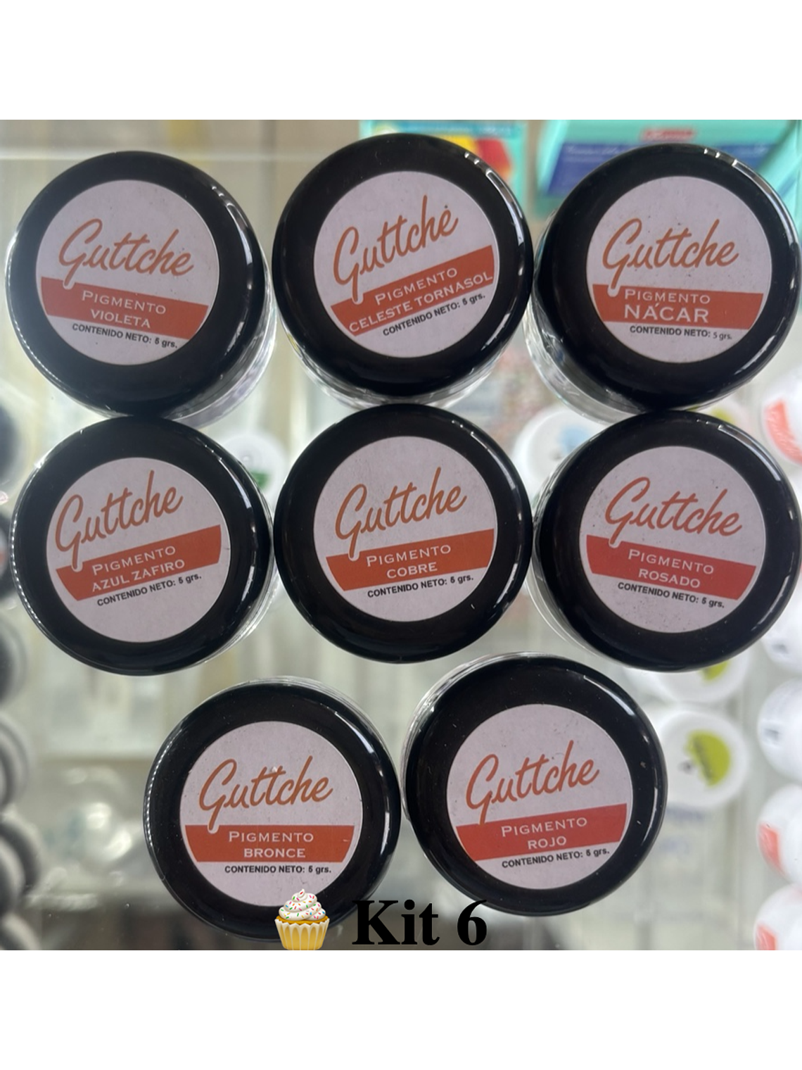 Kits Colorantes y Pigmentos Guttche 7