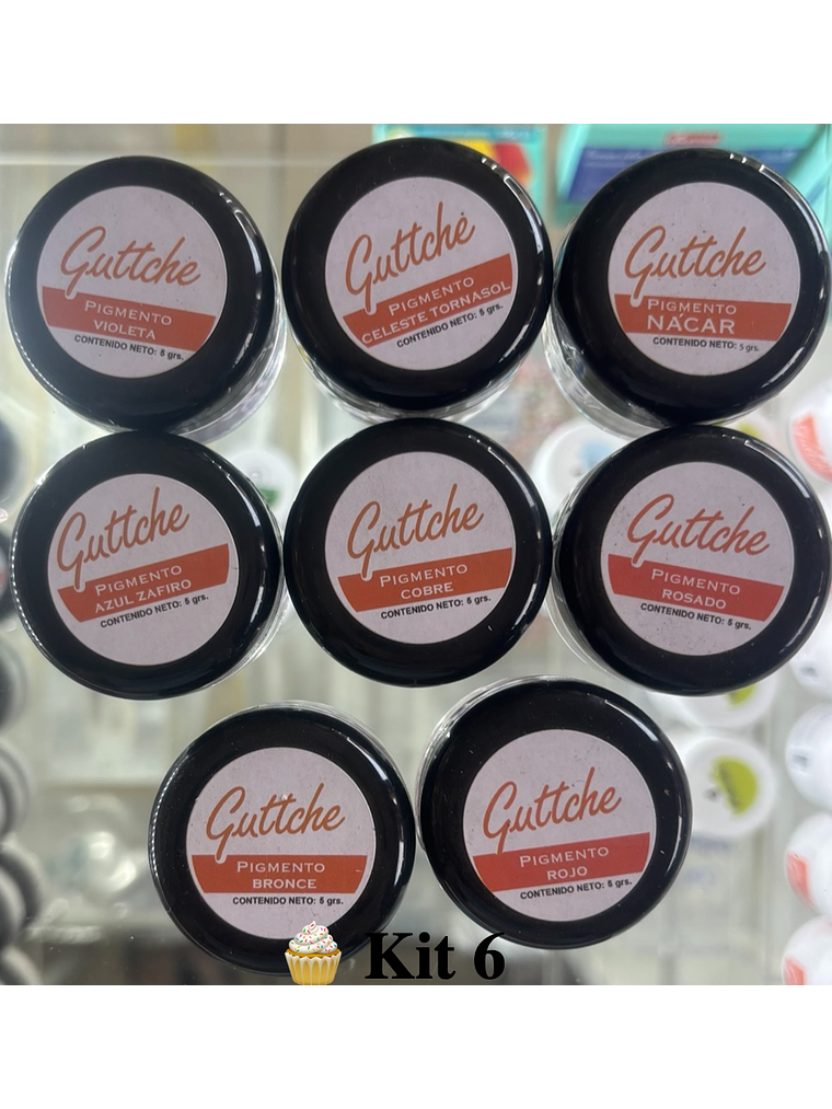 Kits Colorantes y Pigmentos Guttche 7