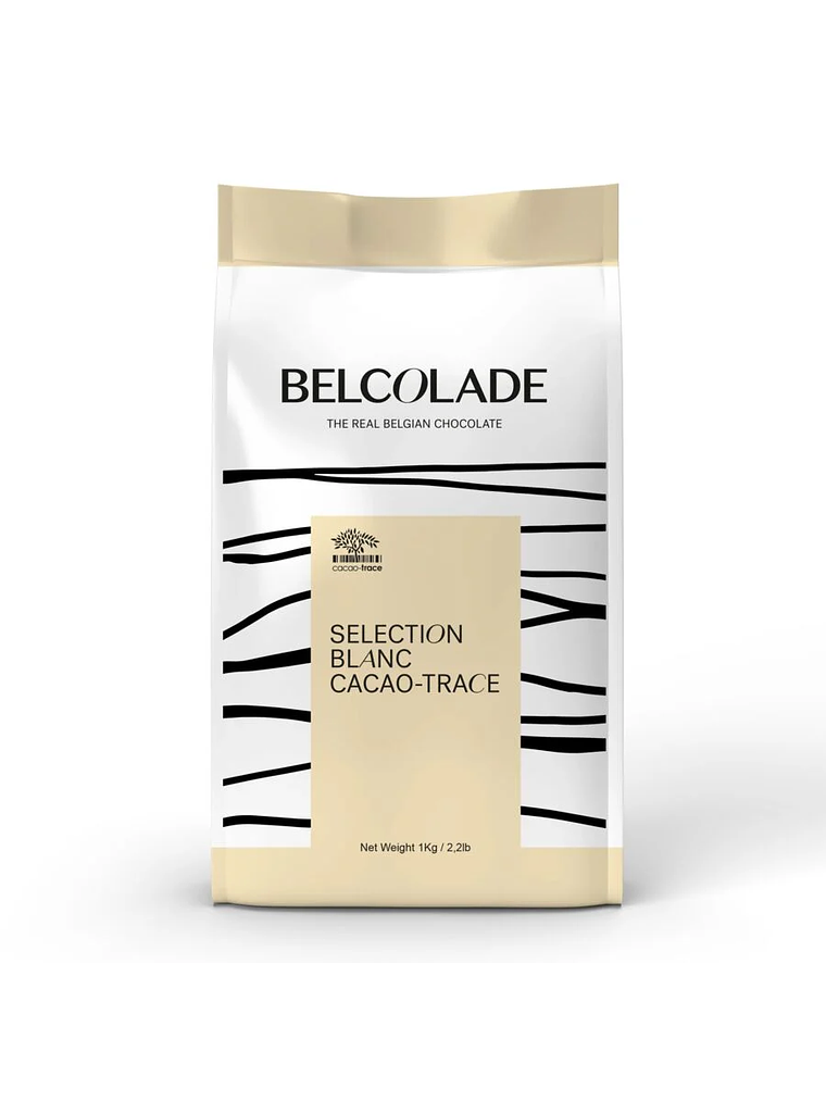 Chocolate Real Belcolade Selection 30% Cacao Blanco 1