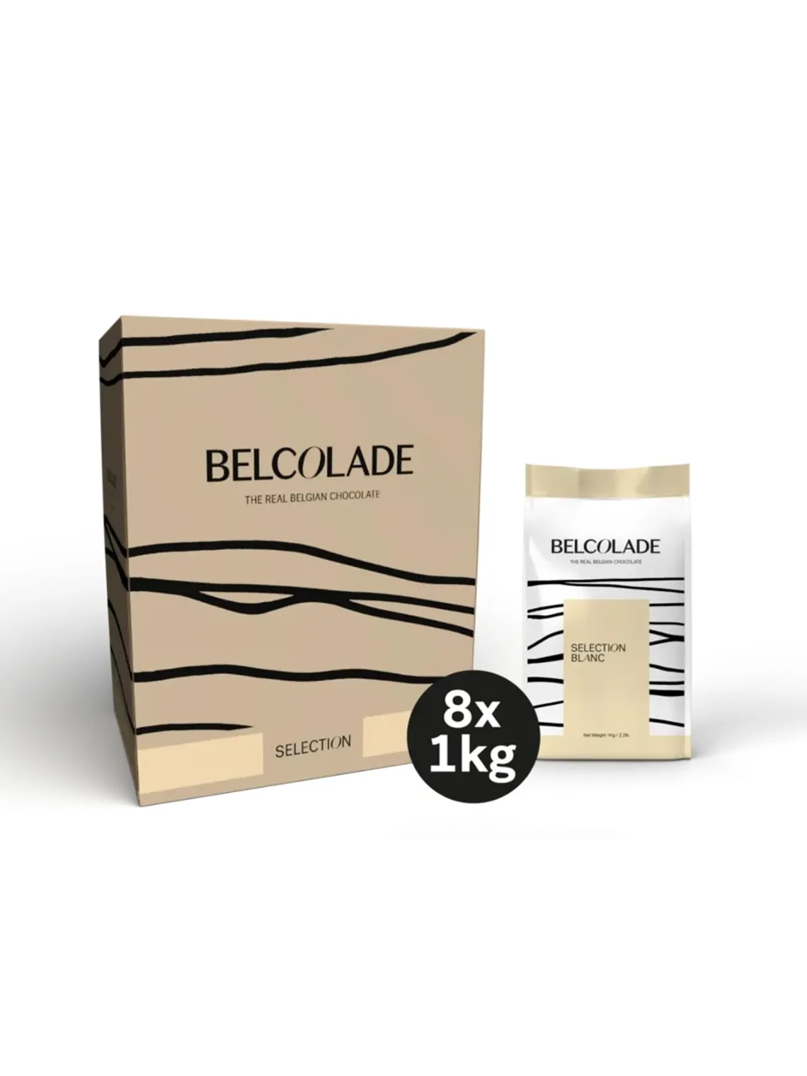 Chocolate Real Belcolade Selection 30% Cacao Blanco 2