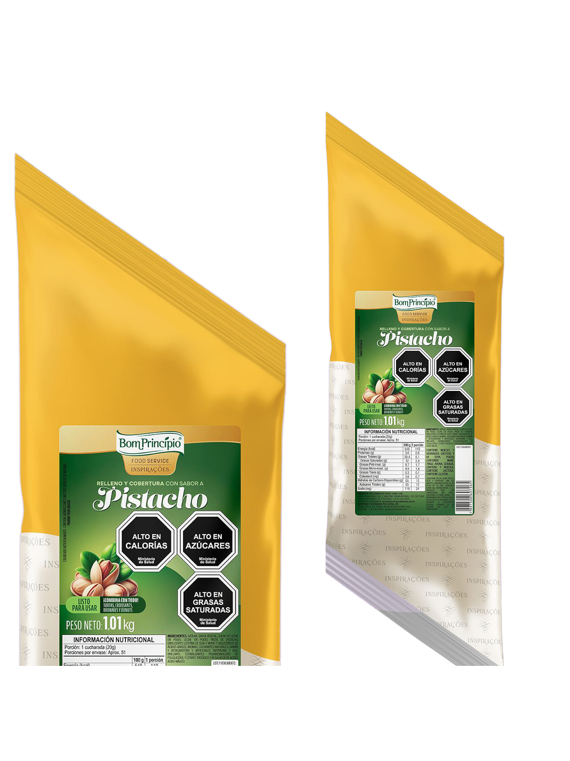 Relleno De Pistacho Bom Principio 1,01 kg 1