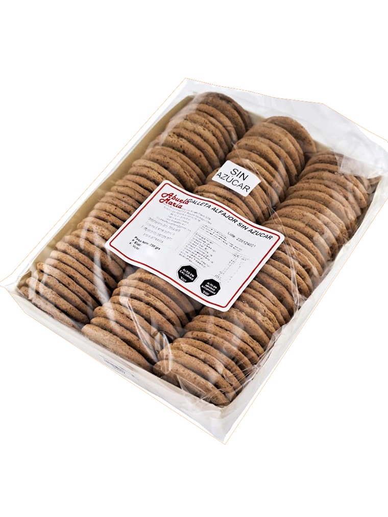 Galletas para Alfajor Sin Azúcar Abuela María 750 grs 1