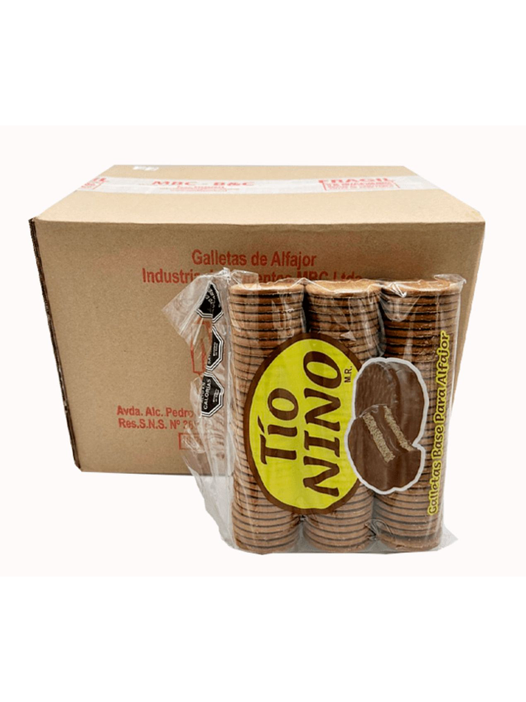 Galleta Alfajor Tío Nino Bolsa 800 Gr 100 Unid Aprox Vegana 4