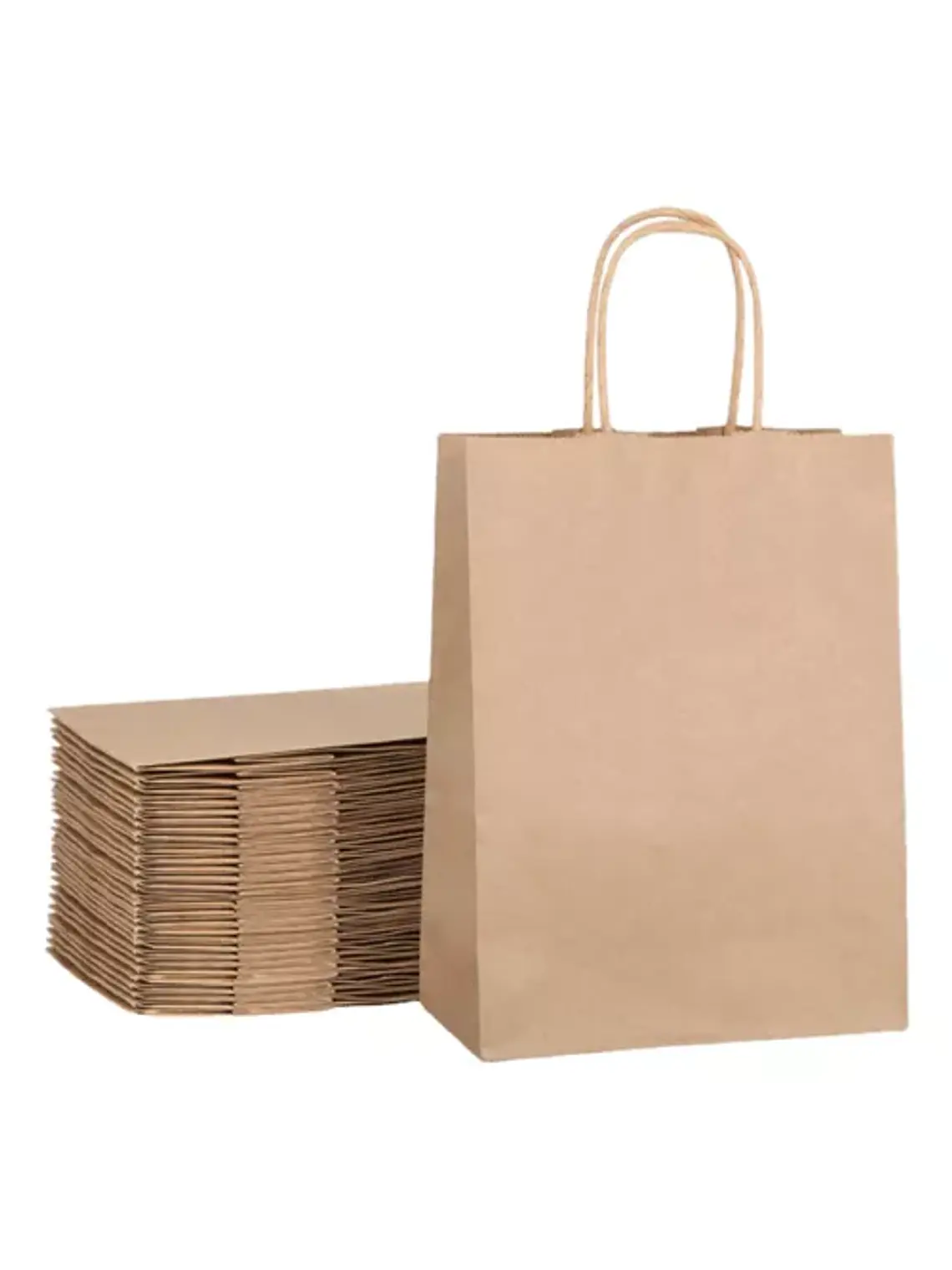 Bolsas Kraft Manilla 16x8x21cm x10 unidades 1