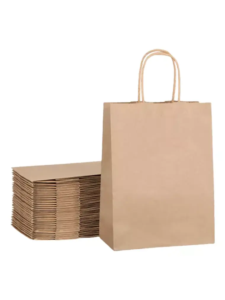 Bolsas Kraft Manilla 16x8x21cm x10 unidades 1