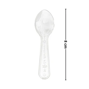 Cucharitas plásticas para helados 50 unidades color a elección