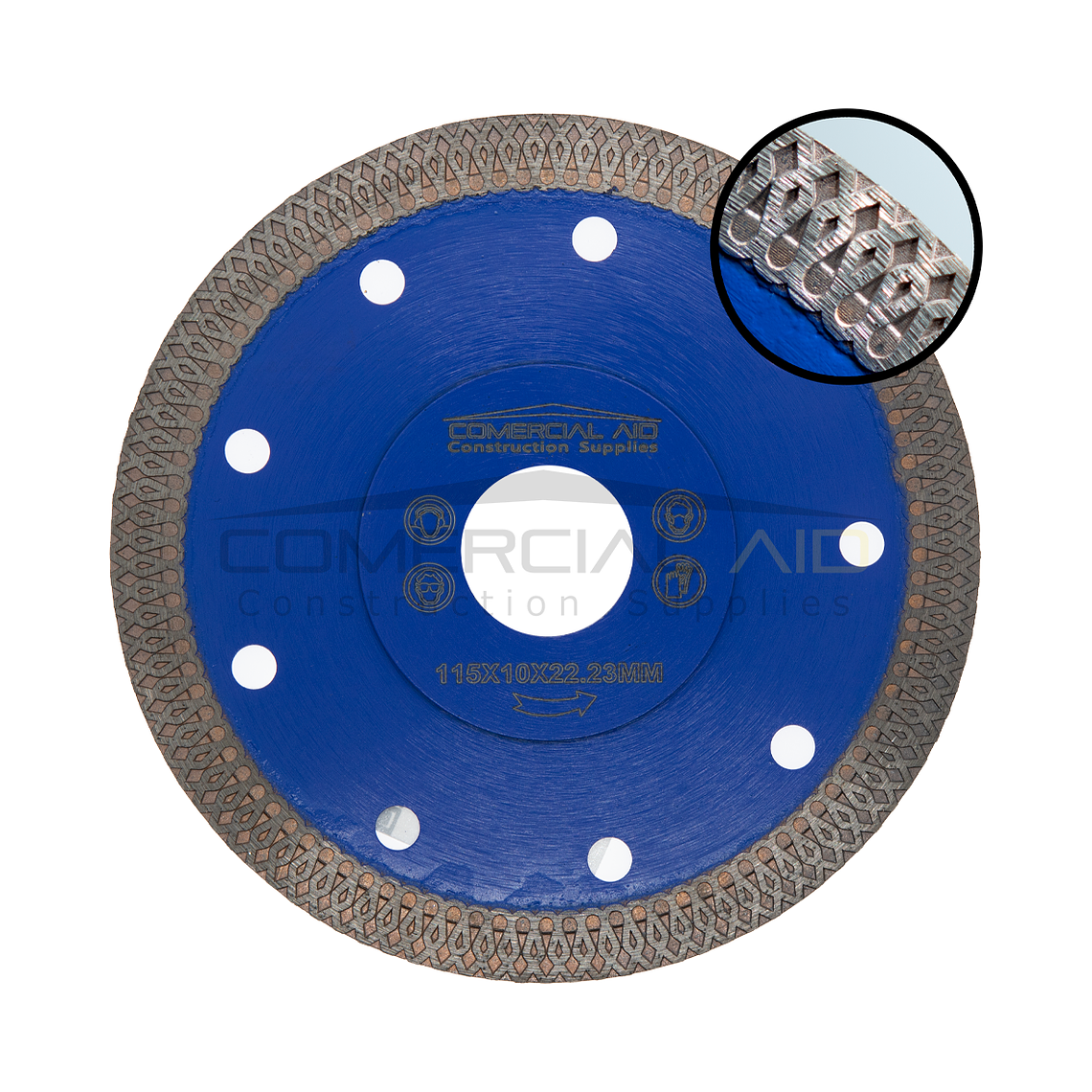 Disco Eng Stone Blue 4 1/2