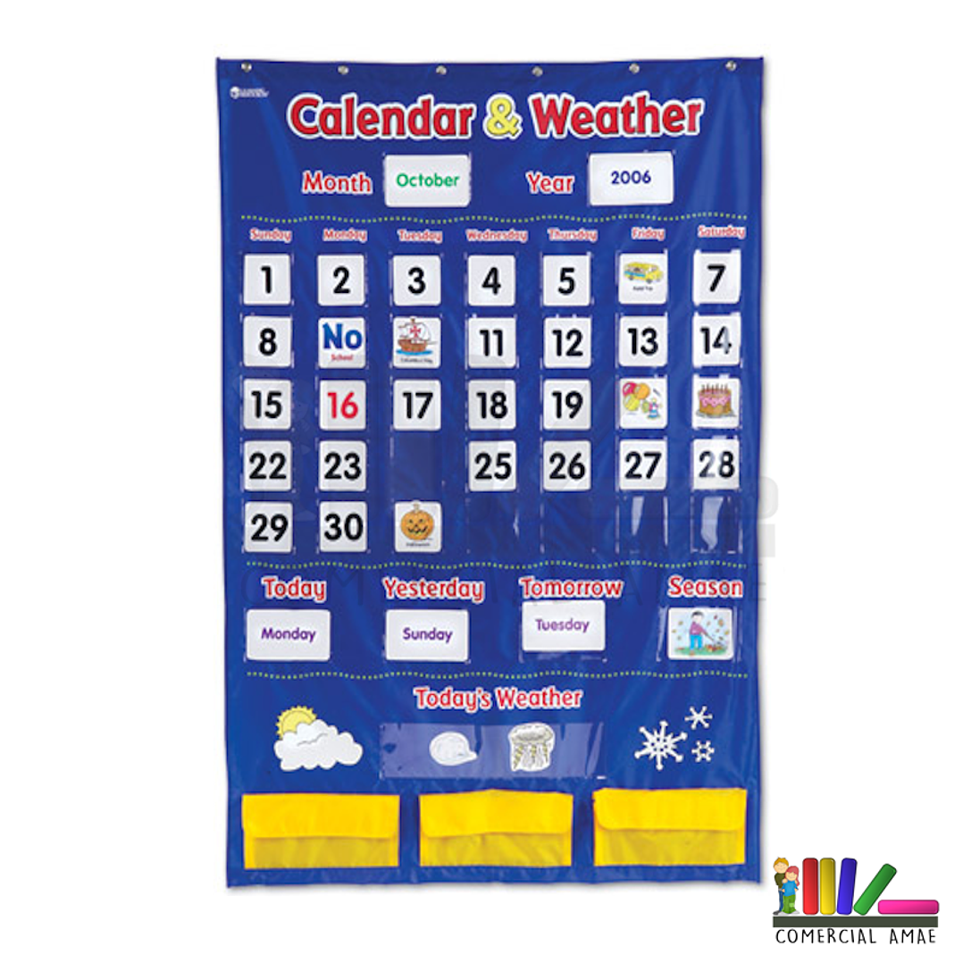 CALENDARIO MURAL INGLES 1