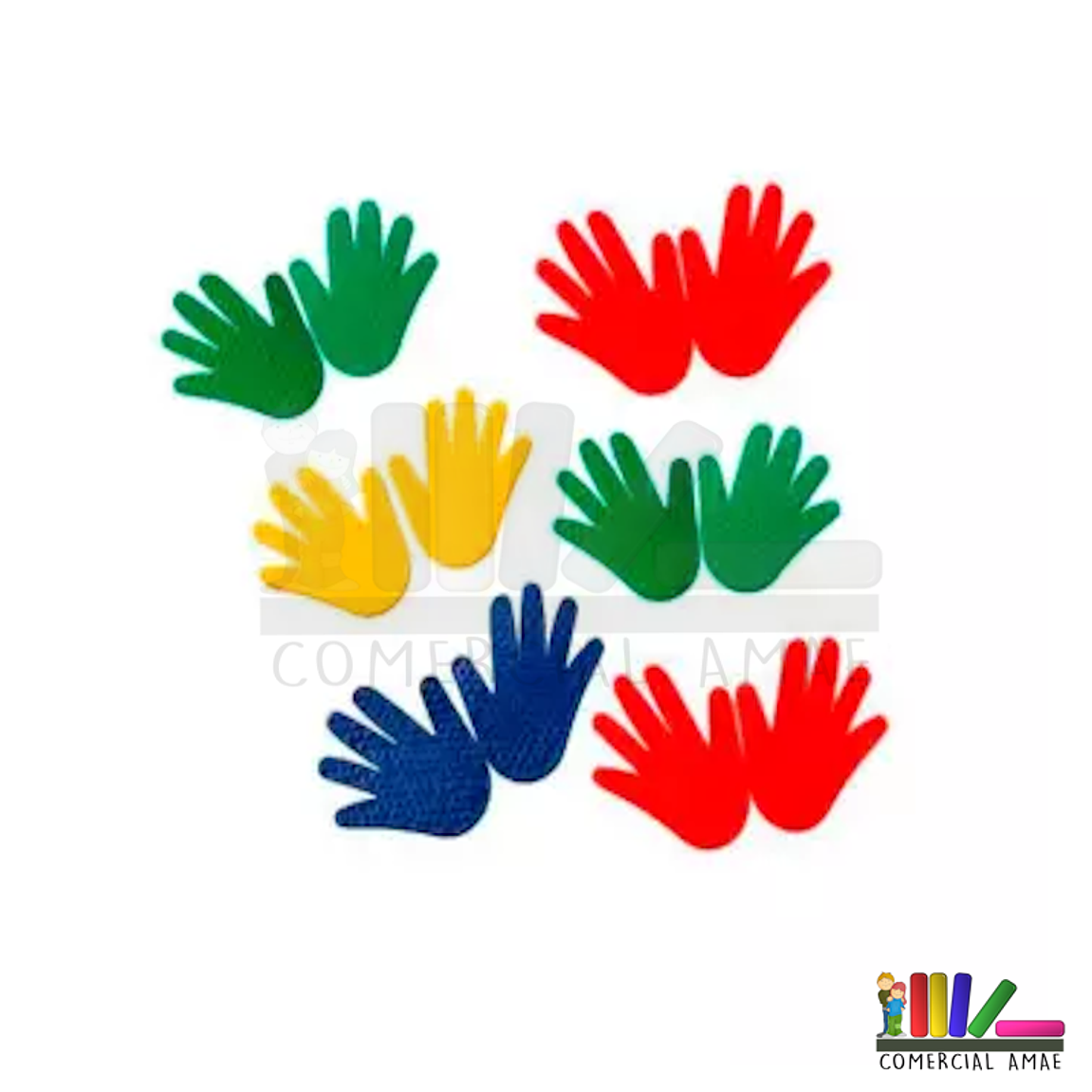 SET DE 12 HUELLAS DE MANO 1