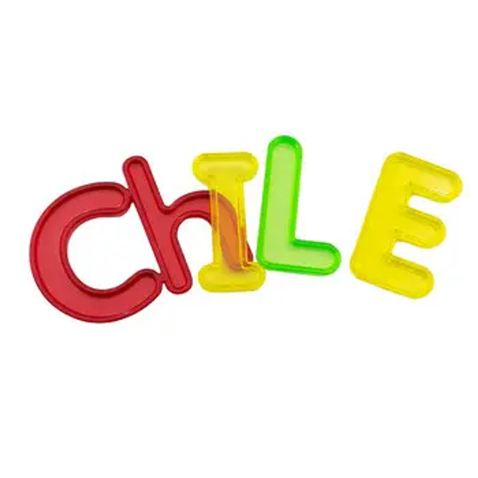 LETRAS MAYÚSCULAS TRASLÚCIDAS 29 PIEZAS 2