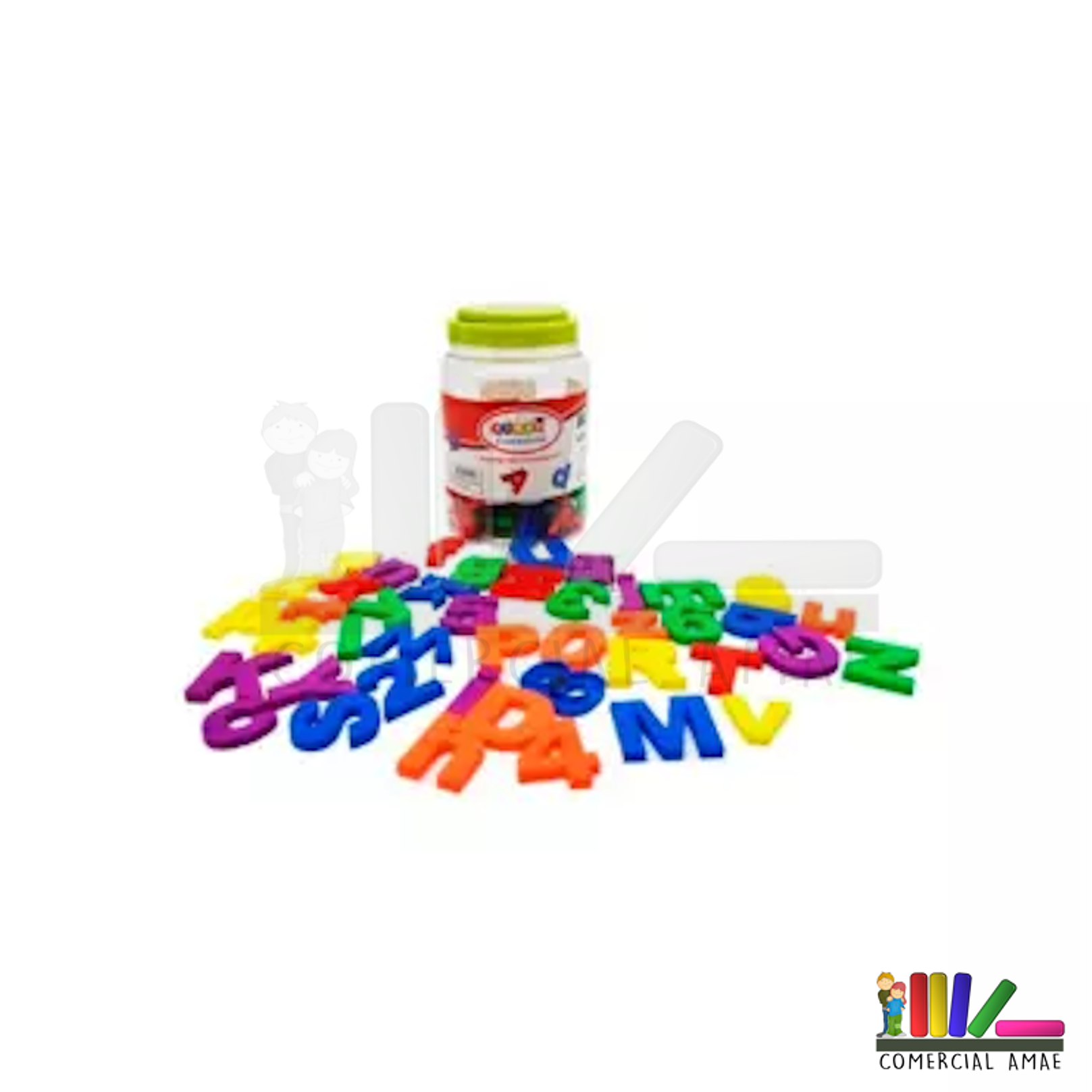 LETRAS Y NÚMEROS MAGNÉTICOS 80 PIEZAS 1