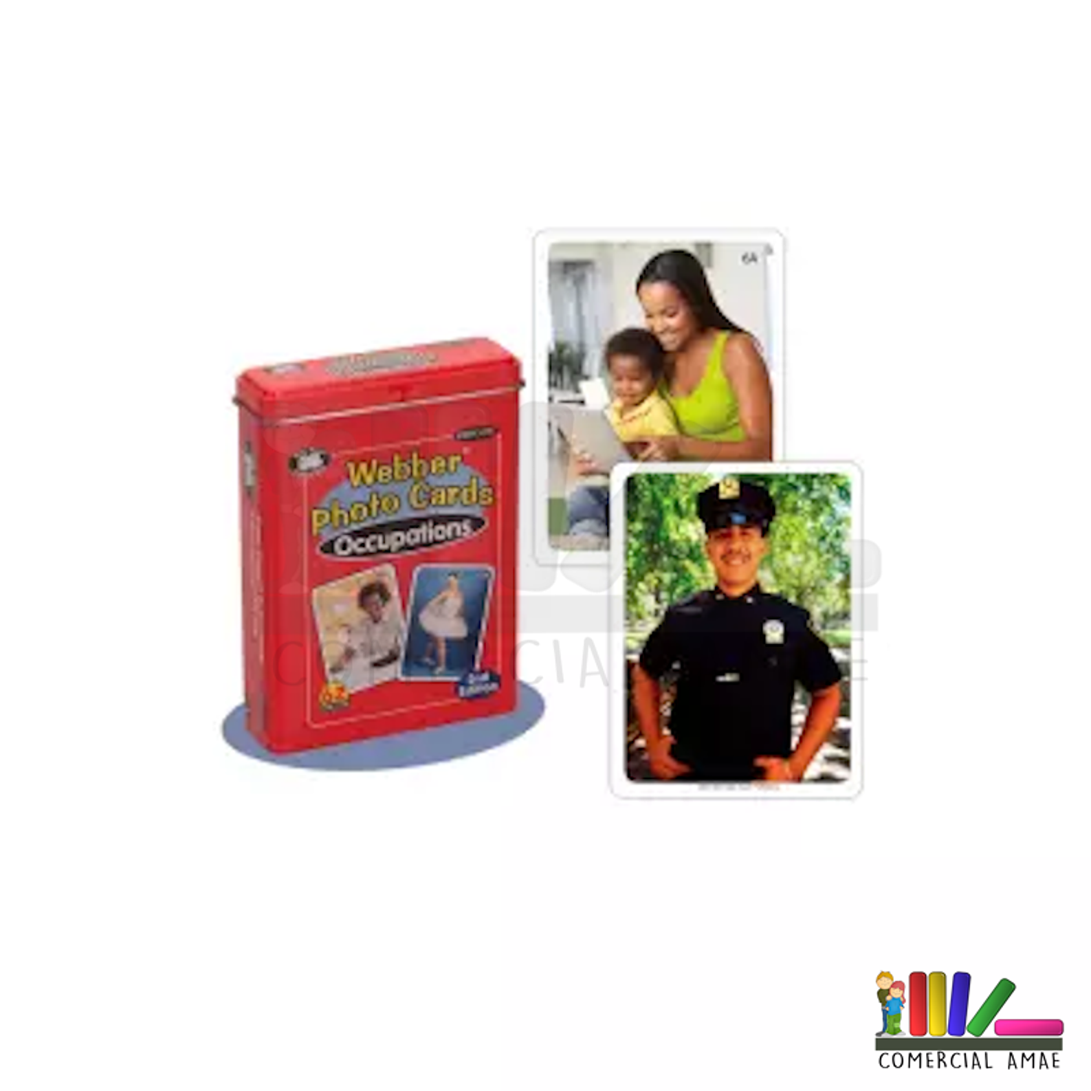 FLASH CARDS OFICIOS 62 UNIDADES 7,5 X 10 CMS 1