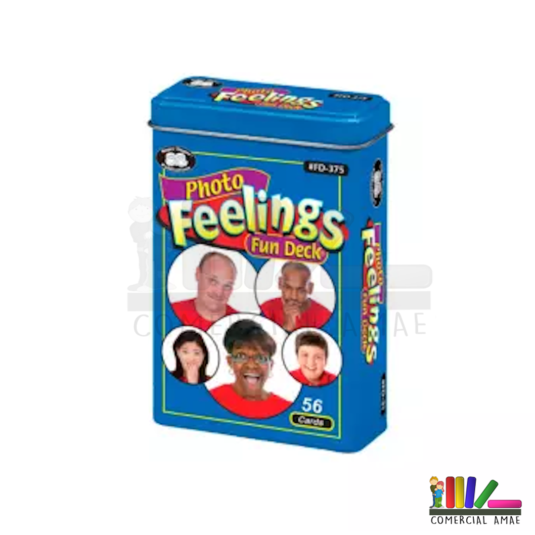 FLASH CARDS EMOCIONES 56 UNIDADES 6,5 X 9 CMS 1