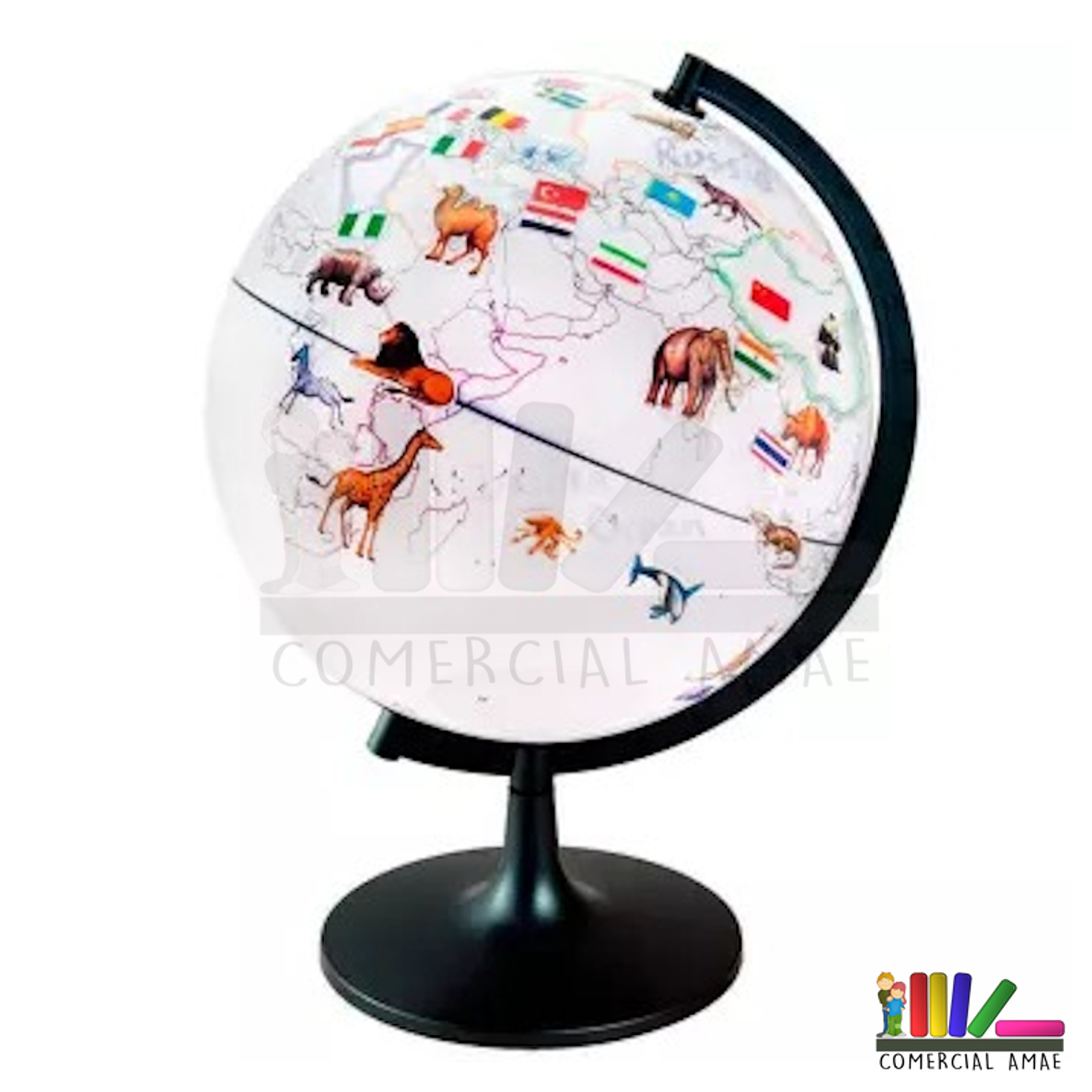 GLOBO TERRÁQUEO PARA PINTAR 1