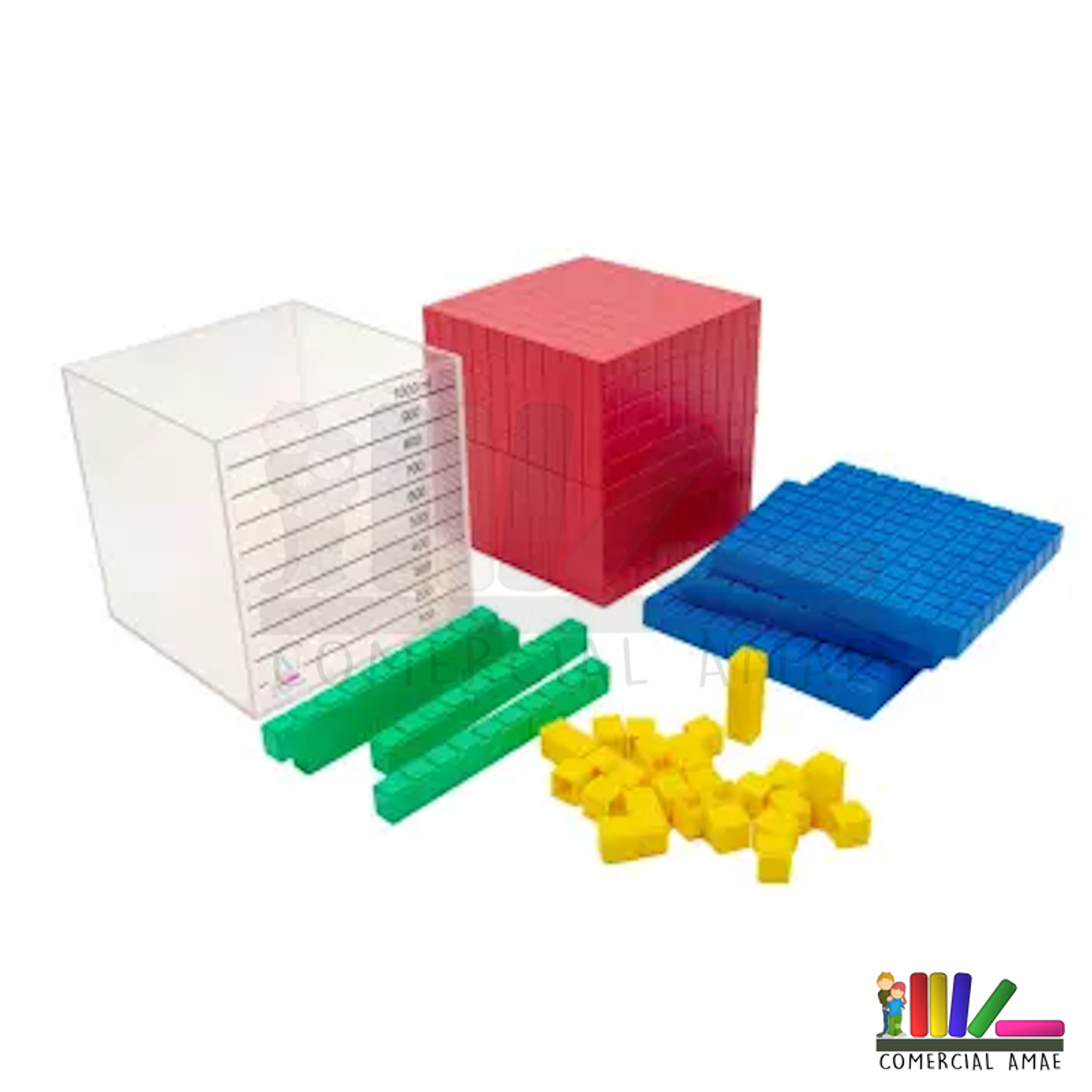 BLOQUE BASE 10 CAJA PLÁSTICA 122 PIEZAS 1