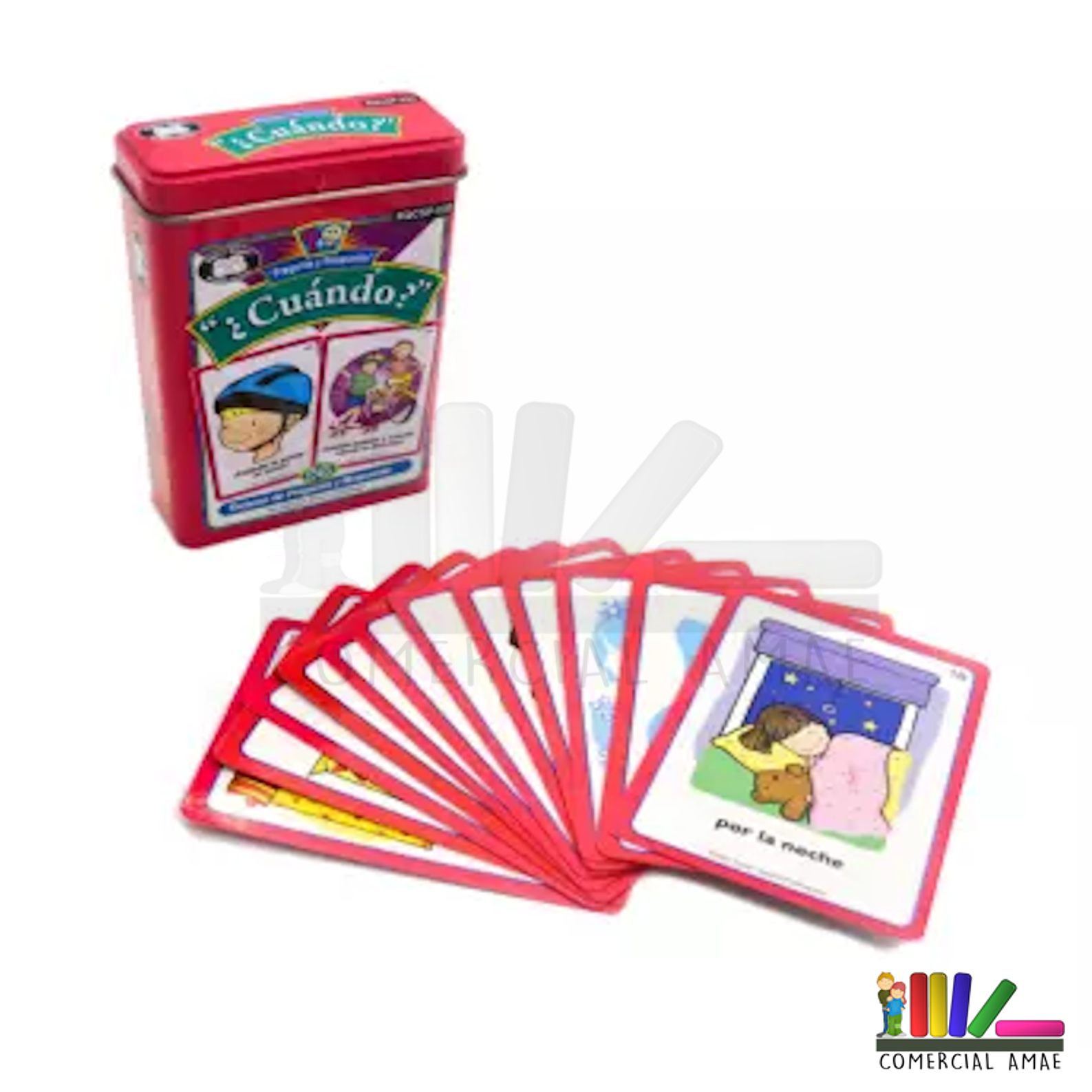 FLASH CARDS PREGUNTAS CUANDO 56 UN.6,5 X 9 1