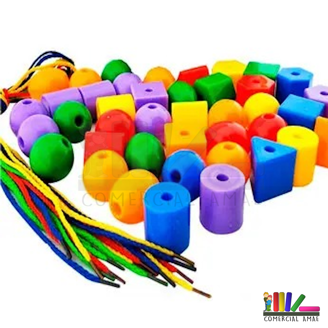 CUENTAS PLASTICAS GIGANTES 48 PIEZAS 1