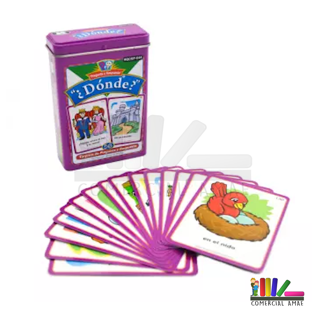 Flash Cards Preguntas Donde 56 Uni. 1