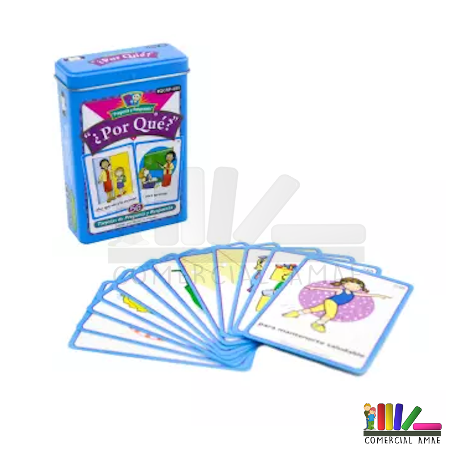 FLASH CARDS PREGUNTAS POR QUÉ 56 UNI. 6,5 X 9 1