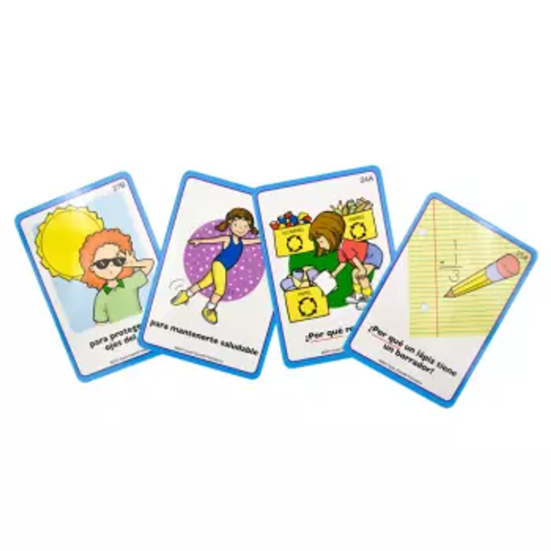 FLASH CARDS PREGUNTAS POR QUÉ 56 UNI. 6,5 X 9 2