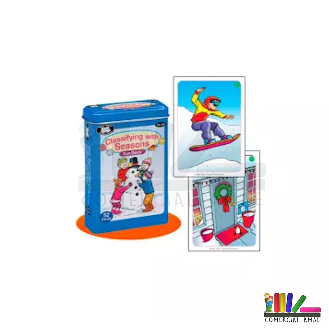 FLASH CARD 52 CARTAS ESTACIONES DEL AÑO 1