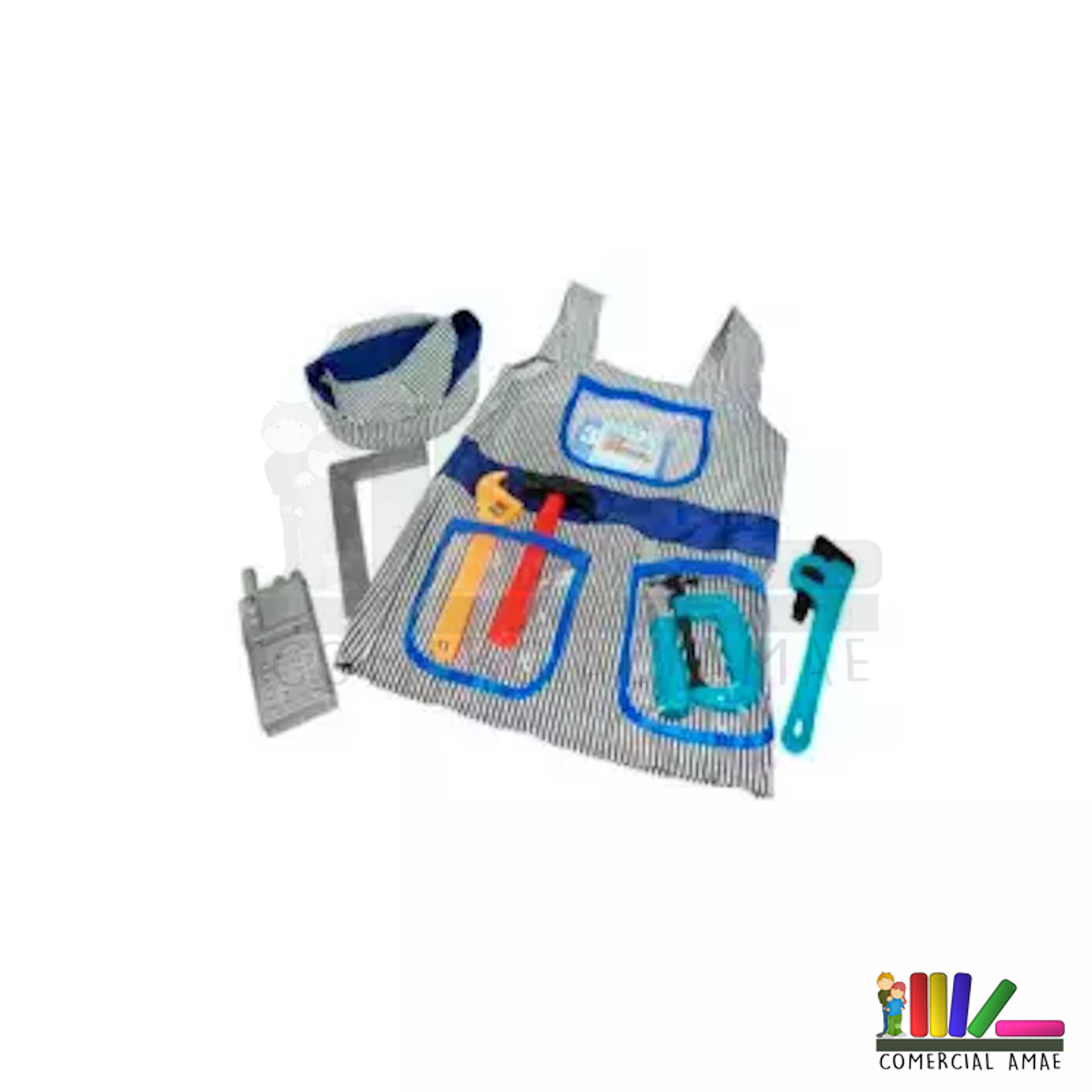 DISFRAZ DE CHOFER DE TREN CON ACCESORIOS 1