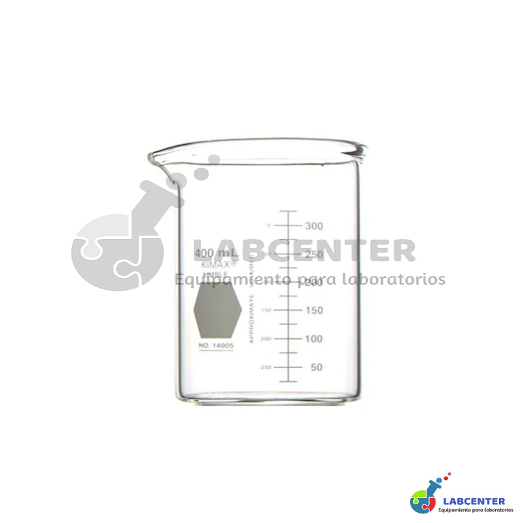 VASO PRECIPITADO FORMA BAJA 400 ML 1