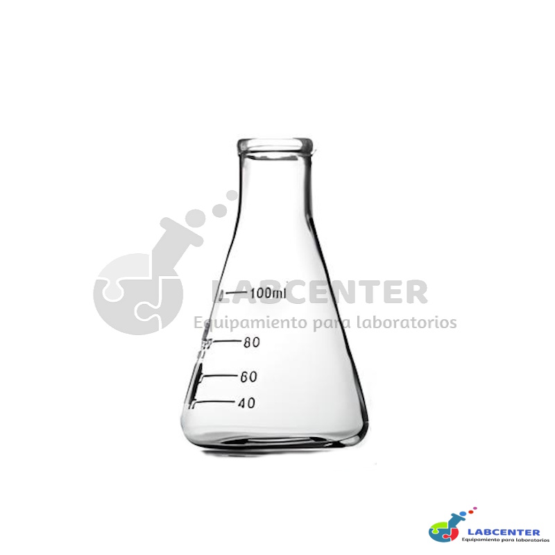 Matraz Erlenmeyer graduado 100ml