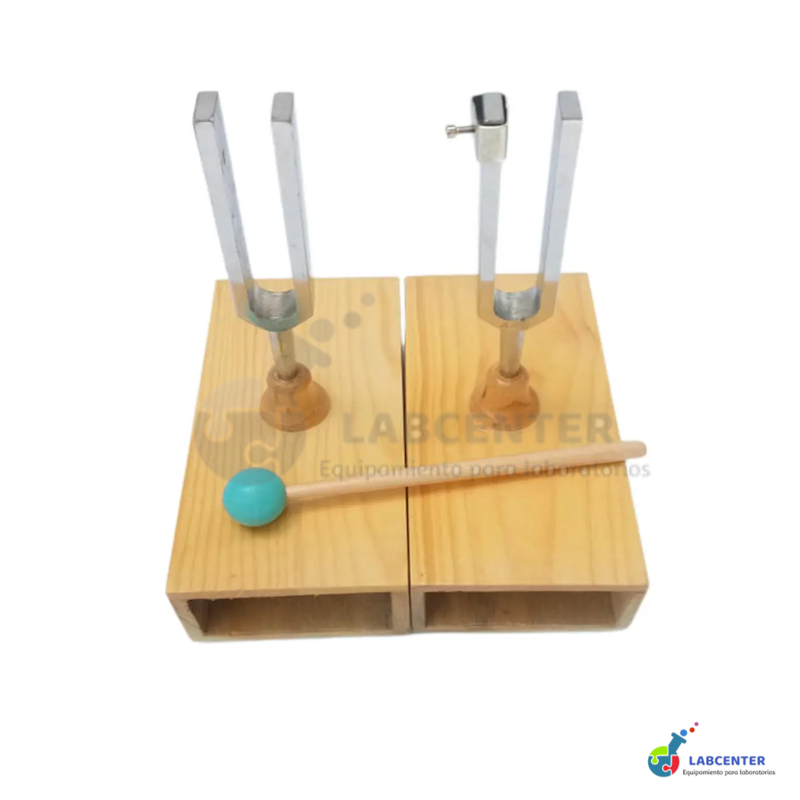 Diapasón con Caja de Resonancia y Martillo 512 Hz