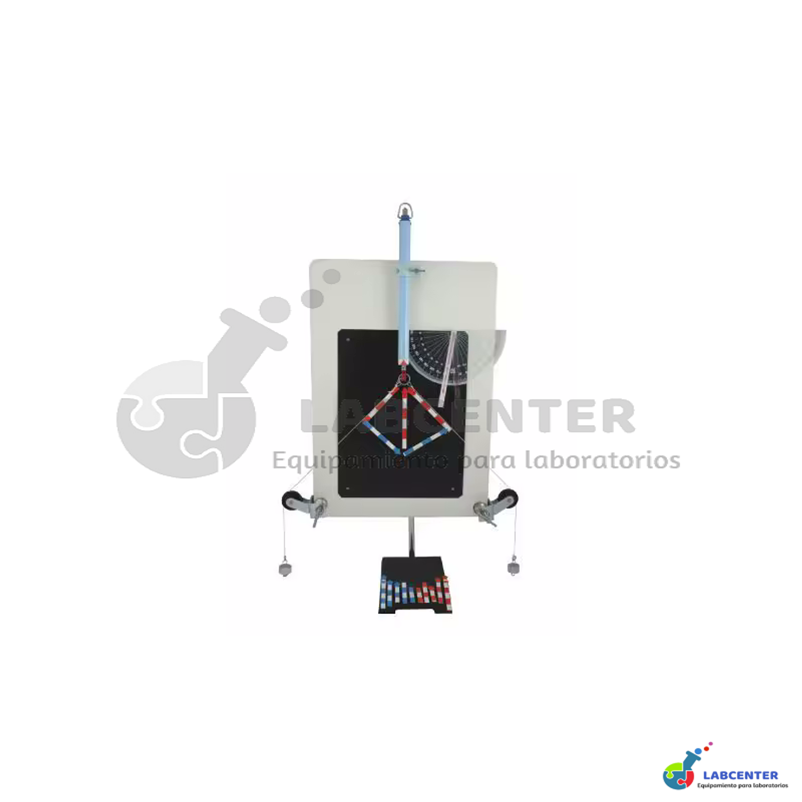 APARATO DEMOSTRACION DE COMPOSICION Y DESCOMPISICION DE FUERZA 1