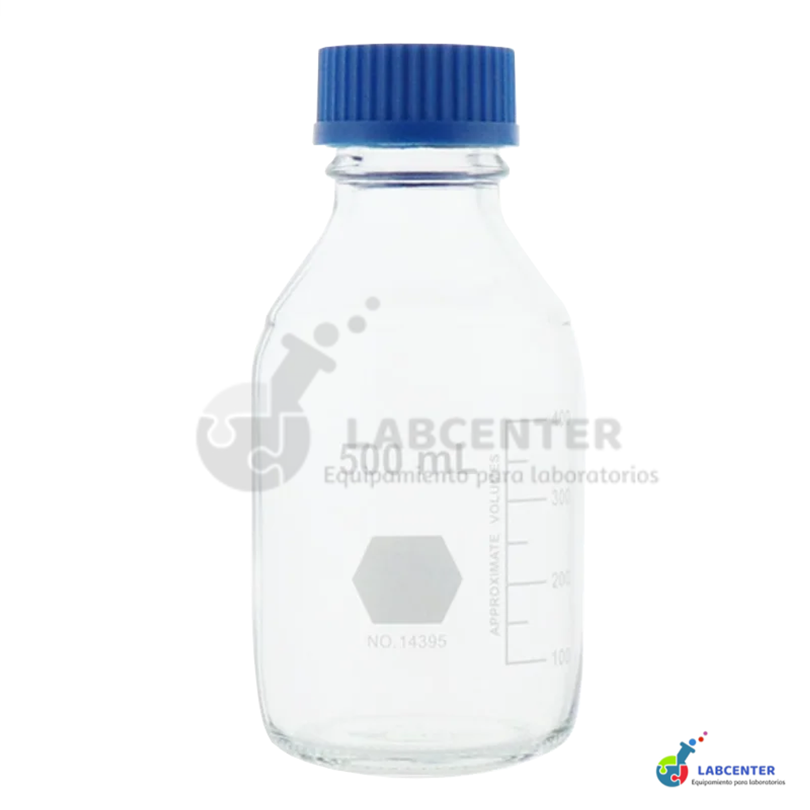 FRASCO TAPA ROSCA AZUL 500 ML 1