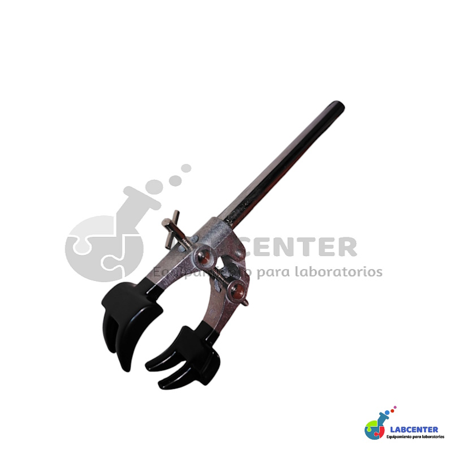 PINZA PARA BURETA SIN NUEZ DOS DEDOS MANGO 16 CM RECUBIERTA 1