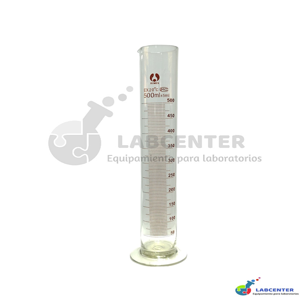 PROBETA VIDRIO BASE REDONDA 500 ML 1